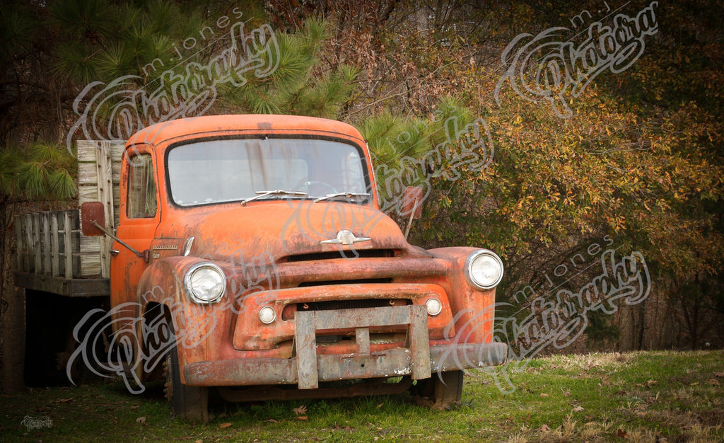 Antique Truck (Orange)